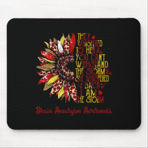 Der Sturm Sonnenblumen Leopard Hirnaneurysma Krieg Mousepad