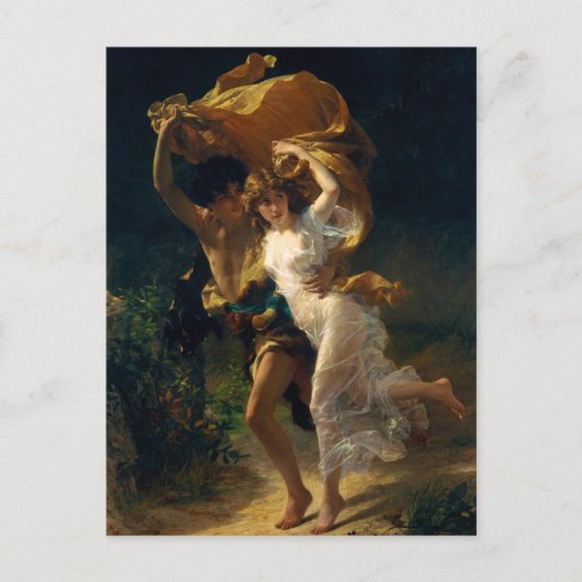 Der Sturm von Pierre Auguste Cot (1880) Postkarte (Vorderseite)
