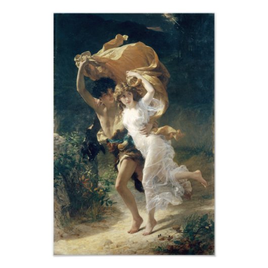 Der Sturm von Pierre Auguste Cot Fotodruck (Vorne)