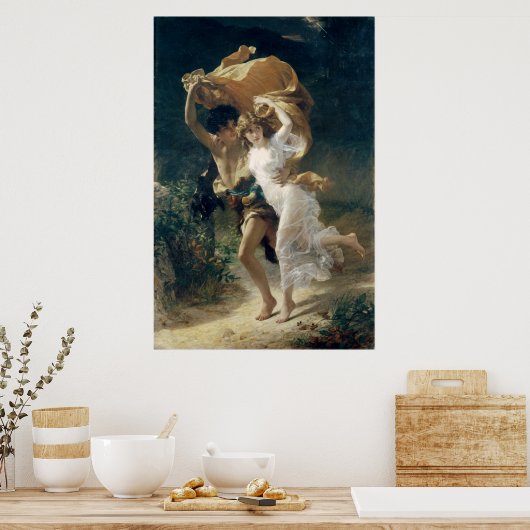 Der Sturm von Pierre Auguste Cot Poster (Küche)