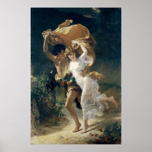 Der Sturm von Pierre Auguste Cot Poster (Vorne)