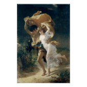 Der Sturm von Pierre Auguste Cot Poster (Vorderseite)