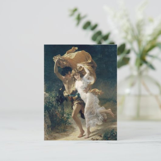 Der Sturm von Pierre Auguste Cot Postkarte (Stehend Vorderseite)