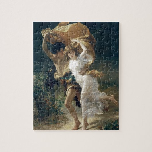 Der Sturm von Pierre Auguste Cot Puzzle (Vertikal)