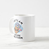 Der Sturm vor der sonnigen Wetterpause Kaffeetasse (Vorderseite Links)