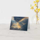 Der Sturm wird die Karte übergeben (Gelbe Blume)