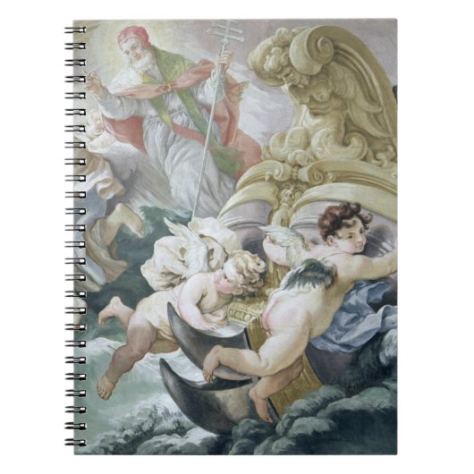 Der Sturm wunderbar beruhigt auf Kontakt mit Notizblock (Vorderseite)