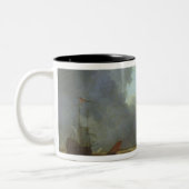 Der Sturm Zweifarbige Tasse (Links)