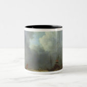 Der Sturm Zweifarbige Tasse (Mittel)