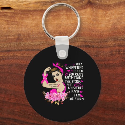 Der Sturmgewitter bei starken Frauen bricht den Kr Schlüsselanhänger (Vorderseite)