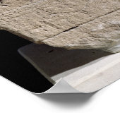 Der Sturmgott Baal mit einem Gewitter Poster (Ecke)