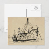 der Sturmvogel Postkarte (Vorne/Hinten)