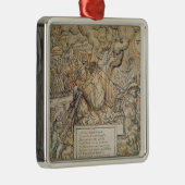 Der StürzenSchmelztiegel Silbernes Ornament (Rechts)