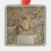 Der StürzenSchmelztiegel Silbernes Ornament (Vorne)