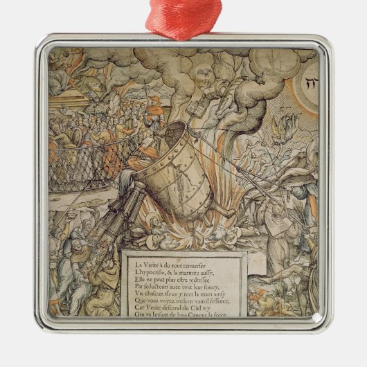 Der StürzenSchmelztiegel Silbernes Ornament (Vorne)