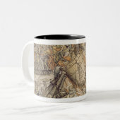 Der StürzenSchmelztiegel Zweifarbige Tasse (Vorderseite Links)