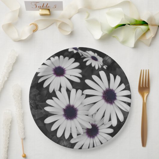 Der subtile Kontrast der Natur Pappteller (Hochzeit)