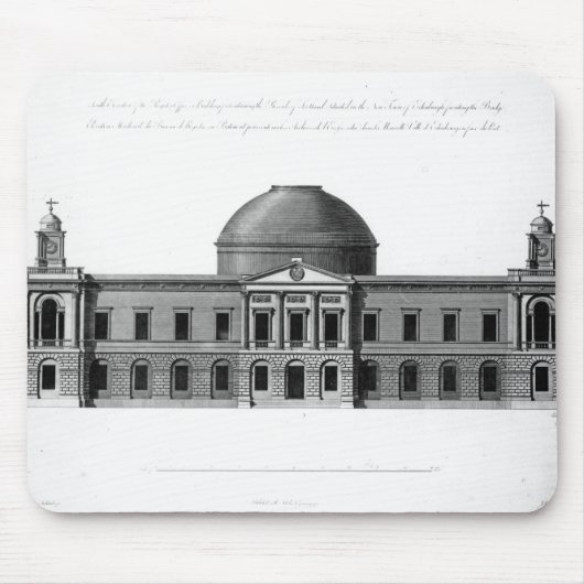Der Südaufzug des Register-Hauses, Mousepad (Vorne)