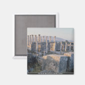 Der Süddekumanus, Jerash, Jordanien Magnet (Vorderseite/Rückseite)
