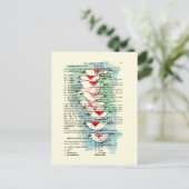 Der Süden für den Winter Postkarte (Stehend Vorderseite)