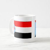 Der SüdJemen Flag (1967) Kaffeetasse (Vorderseite Links)