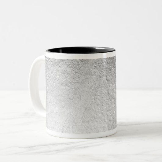 Der Südpol der Saturn-Mondteppiche Zweifarbige Tasse (Vorderseite Links)