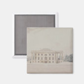 Der Südportico des Präsidenten, 1807 Magnet (Vorderseite/Rückseite)