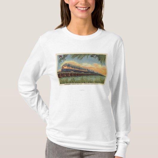 Der Summenvogel-Eisenbahn-Zug T-Shirt (Vorderseite)