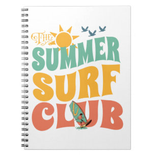 Der Summer Surf Club-Beach-Summer-Surf-Funny Notizblock