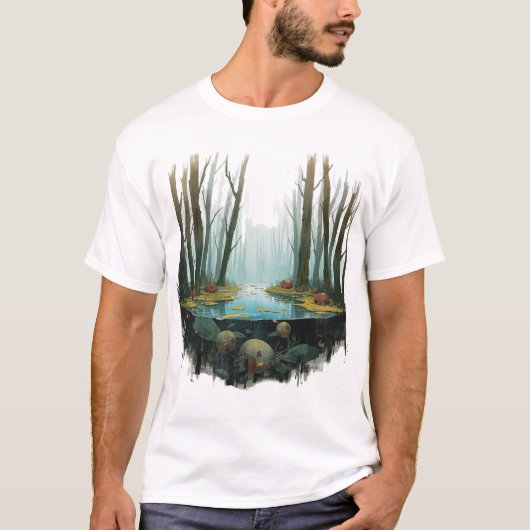 Der Sumpf, der träumt T-Shirt (Vorderseite)