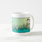 Der Sumpf-Frosch-Streich Kaffeetasse (VorderseiteRechts)