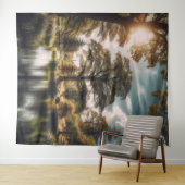 Der Sumpf im Freien Wandteppich (Beispiel (Horizontal))