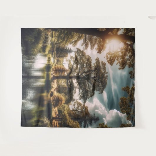 Der Sumpf im Freien Wandteppich (Vorderseite (Horizontal))