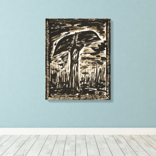 Der Sumpf Leinwanddruck (Insitu (Holzboden))