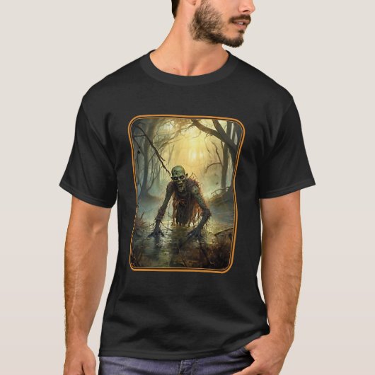 Der Sumpf Zombie #1 T-Shirt (Vorderseite)