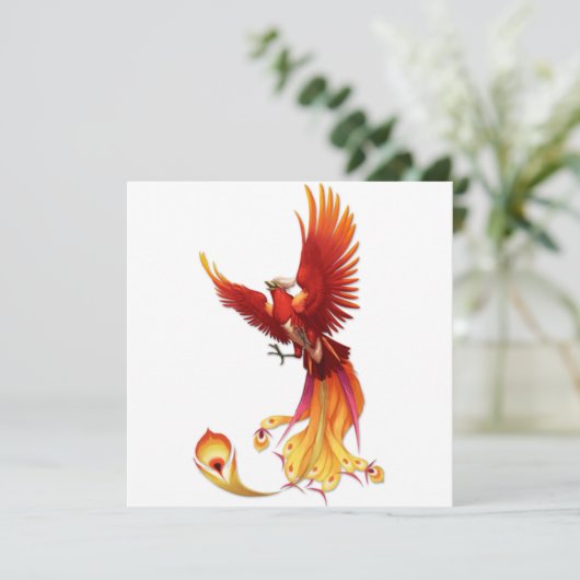 Der Sun Phoenix Einladung (Stehend Vorderseite)