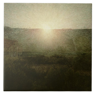 Der Sun (steigender Sun) 1904 (Öl auf Leinwand) Fliese