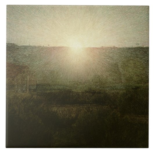 Der Sun (steigender Sun) 1904 (Öl auf Leinwand) Fliese (Vorderseite)