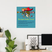 Der Super Teacher Award Poster (Heimbüro)