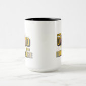 Der Super Vater Bod: Es ist eine Vaterfigur! Tasse (Zentrum)