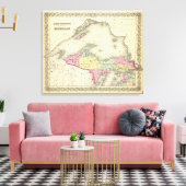 Der Superior-See und der nördliche Teil von Michig Leinwanddruck (Insitu (Wohnzimmer))