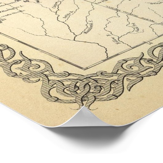 Der Superior-See und der nördliche Teil von Michig Poster (Ecke)