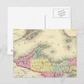 Der Superior-See und der nördliche Teil von Michig Postkarte (Vorne/Hinten)