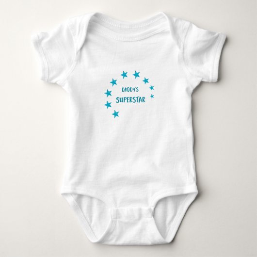 Der Superstar des Vatis Baby Strampler (Vorderseite)