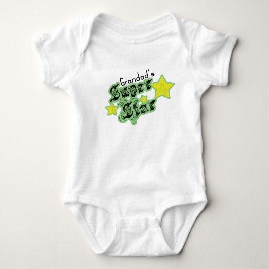 Der Superstern des Grandads Baby Strampler (Vorderseite)
