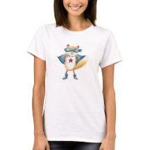 Der SuperT - Shirt erwachsener Frauen Fox