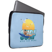 Der Surfer fährt die Welle | 13" Laptop-Sieb (F) Laptopschutzhülle (Vorne Rechts)