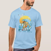 Der Surfer fährt die Welle | Erwachsene T-Shirt (Vorderseite)