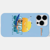 Der Surfer fährt die Welle | F Case-Mate iPhone Hülle (Rückseite (Horizontal))