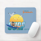 Der Surfer fährt die Welle | F Mousepad (Mit Mouse)